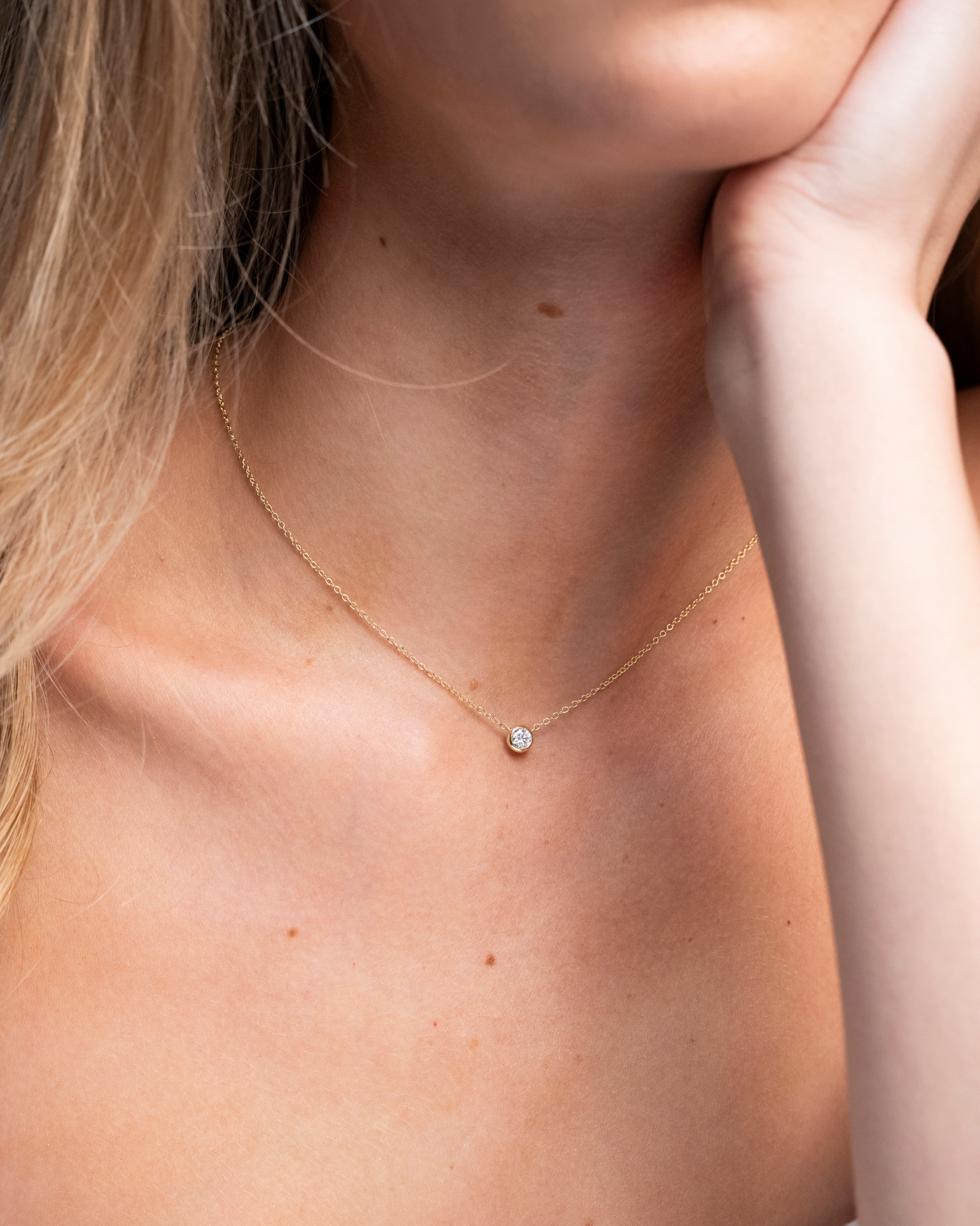 Vienna Moissanite Pendant Necklace