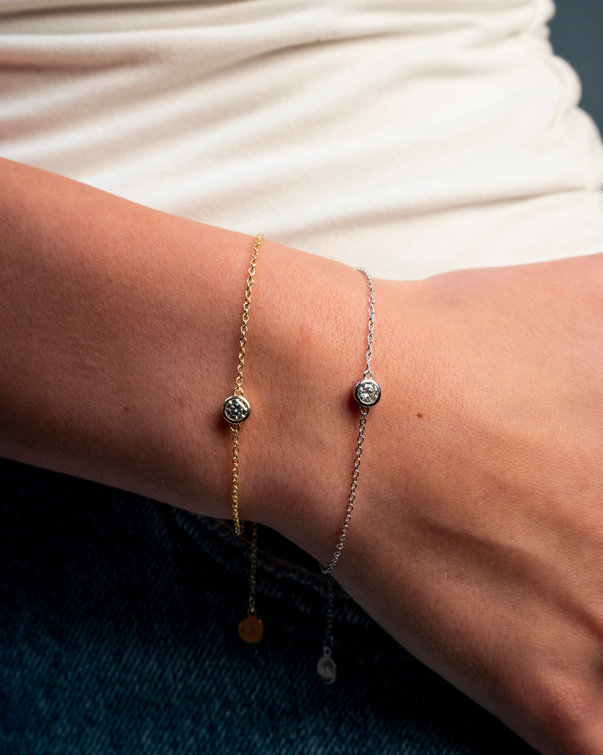 Vienna Moissanite Chain Bracelet