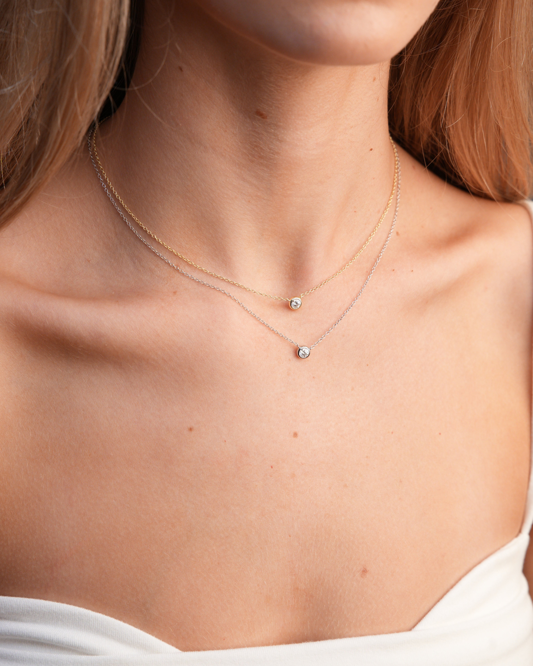 Vienna Moissanite Pendant Necklace