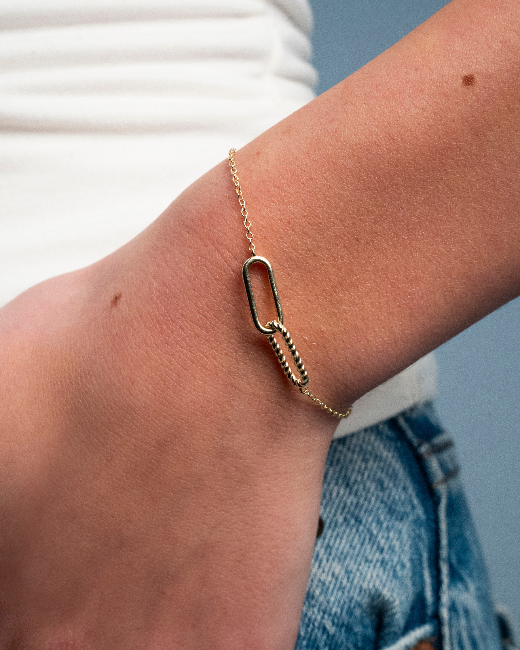 Phoenix Twist Link Bracelet