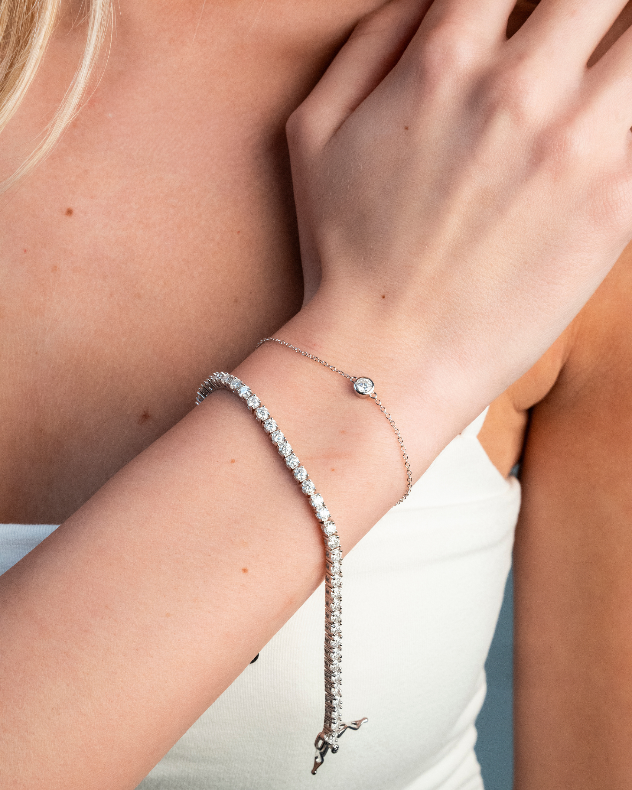 Doha Moissanite Tennis Bracelet