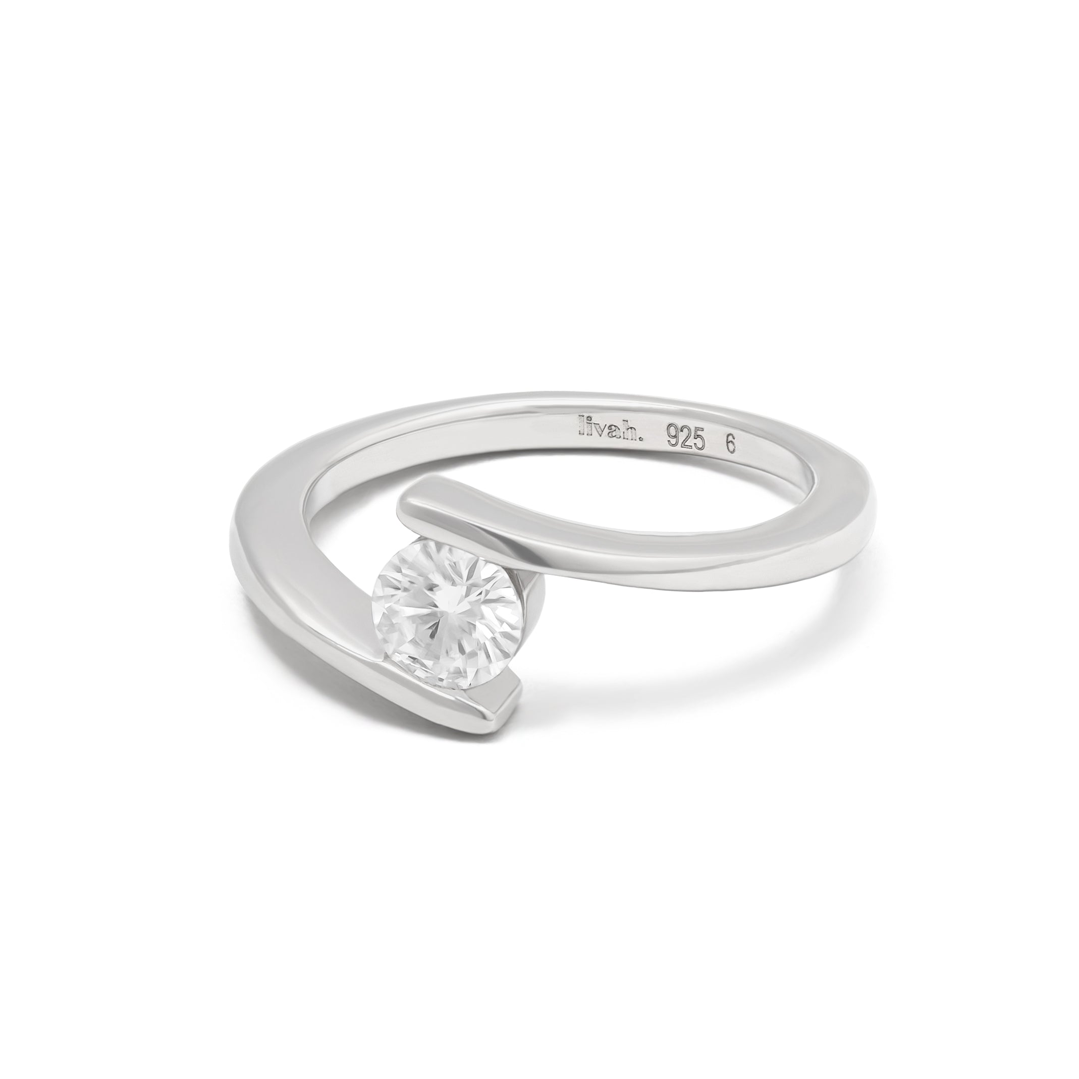 Aspen Moissanite Ring