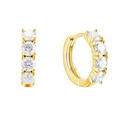 Charlotte Moissanite Hoop Earring