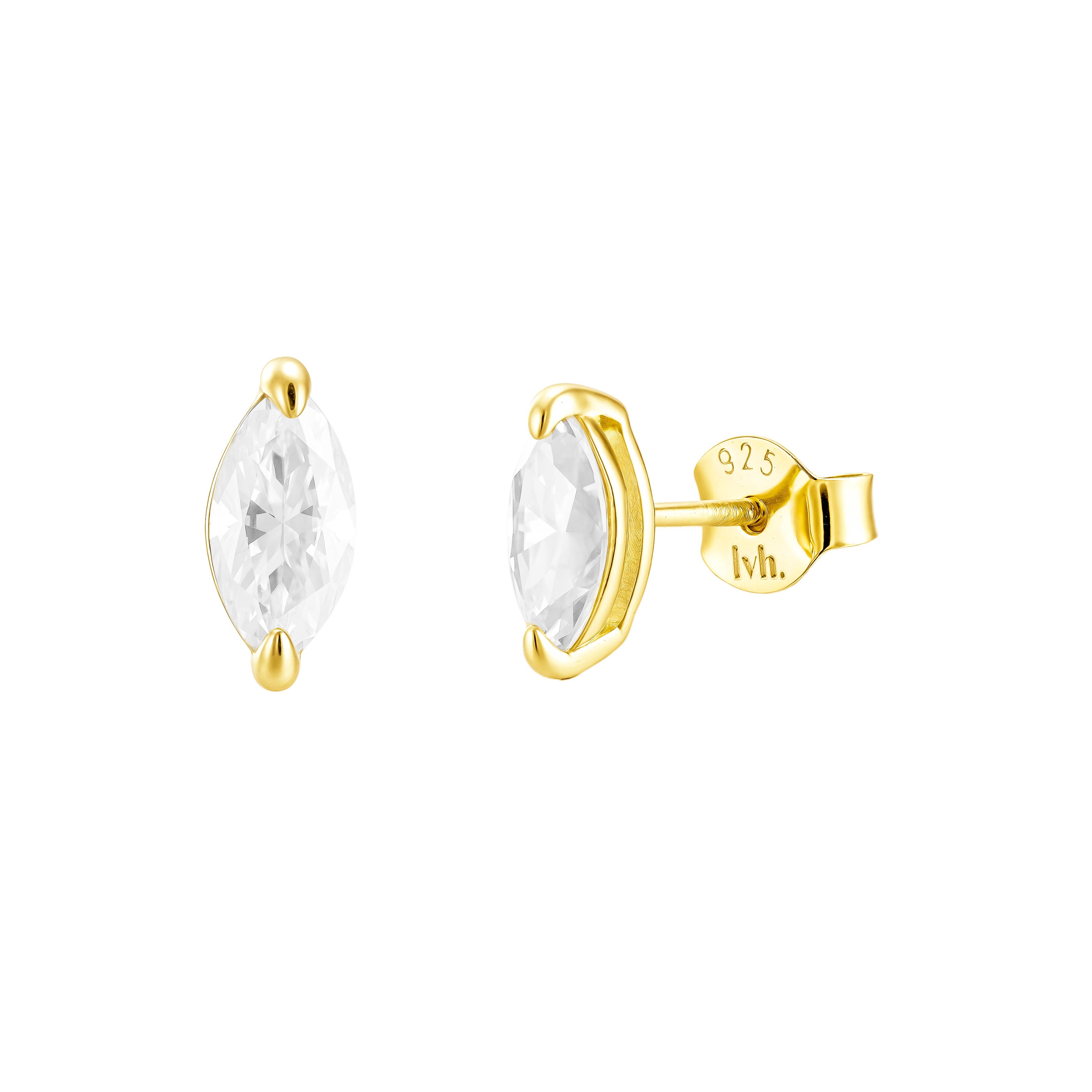 Lanai Moissanite Stud Earring