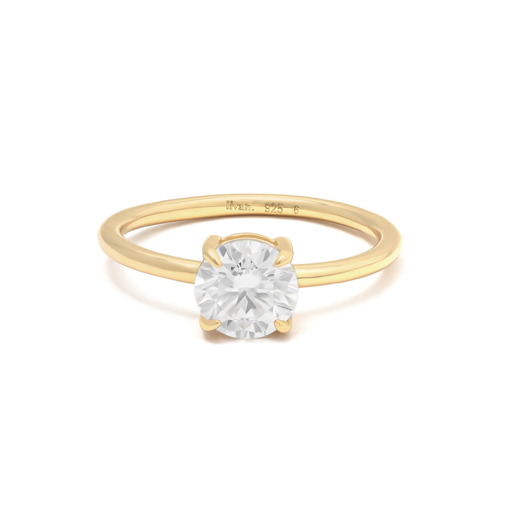 Marfa Moissanite Solitaire Ring
